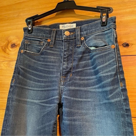 Madewell Skinny High Riser Distressed Sample Jeans 25 - Picture 3 of 10